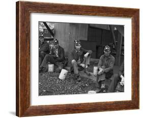 Kentucky Coal Miners, Jenkins, Kentucky, c.1935-Ben Shahn-Framed Photo