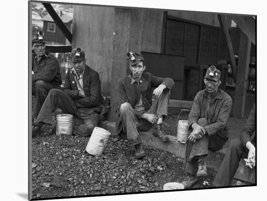 Kentucky Coal Miners, Jenkins, Kentucky, c.1935-Ben Shahn-Mounted Photo