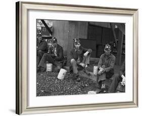 Kentucky Coal Miners, Jenkins, Kentucky, c.1935-Ben Shahn-Framed Photo