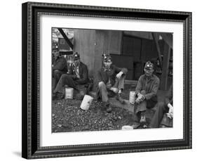Kentucky Coal Miners, Jenkins, Kentucky, c.1935-Ben Shahn-Framed Photo