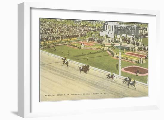 Kentucky Derby, Louisville-null-Framed Art Print