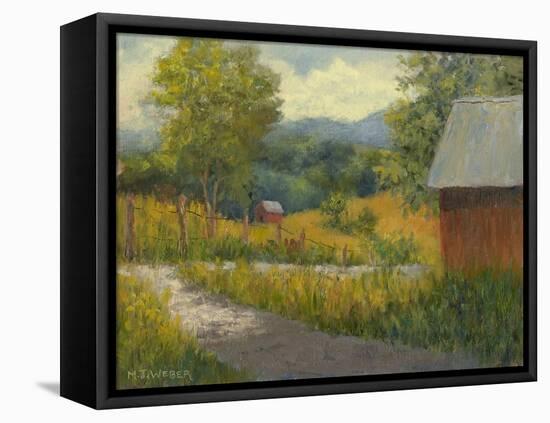 Kentucky Hill Farm-Mary Jean Weber-Framed Stretched Canvas