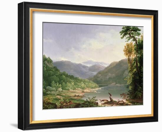 Kentucky River, Near Dic River-Thomas Worthington Whittredge-Framed Giclee Print