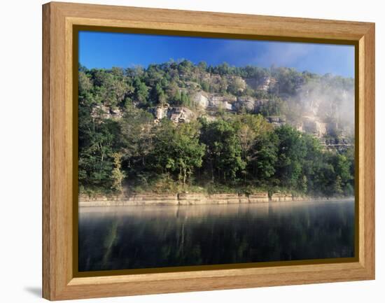 Kentucky River Palisades at Sunrise, Kentucky, USA-Adam Jones-Framed Premier Image Canvas