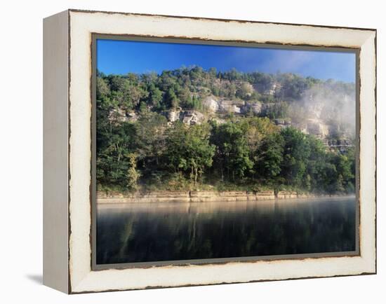 Kentucky River Palisades at Sunrise, Kentucky, USA-Adam Jones-Framed Premier Image Canvas