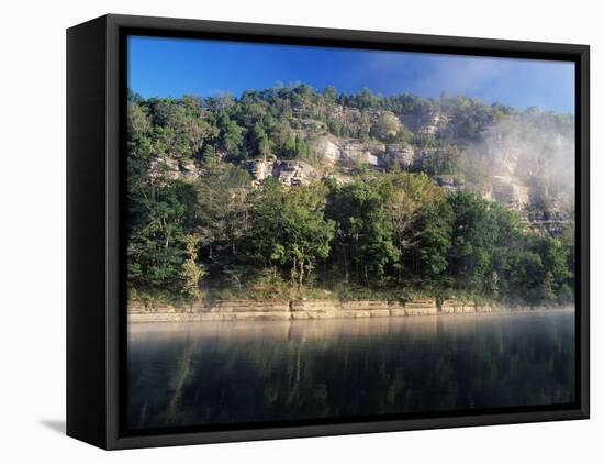 Kentucky River Palisades at Sunrise, Kentucky, USA-Adam Jones-Framed Premier Image Canvas