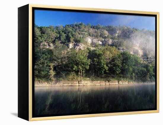 Kentucky River Palisades at Sunrise, Kentucky, USA-Adam Jones-Framed Premier Image Canvas