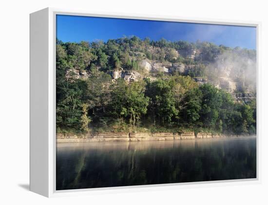 Kentucky River Palisades at Sunrise, Kentucky, USA-Adam Jones-Framed Premier Image Canvas