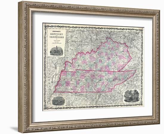 Kentucky & Tennessee-Dan Sproul-Framed Art Print