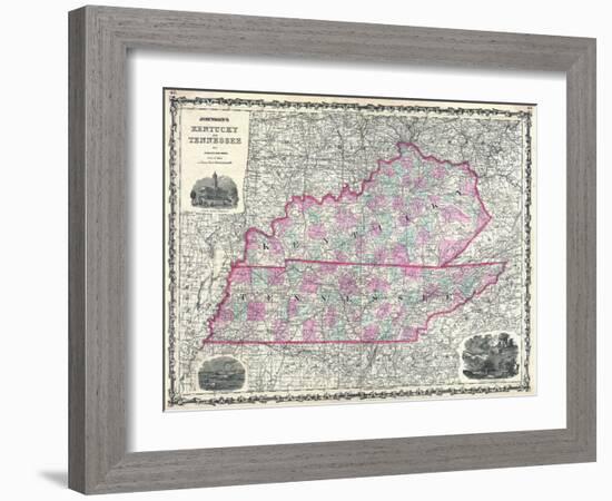 Kentucky & Tennessee-Dan Sproul-Framed Art Print