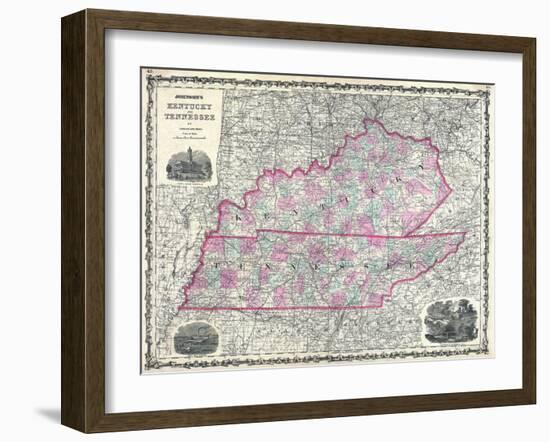 Kentucky & Tennessee-Dan Sproul-Framed Art Print