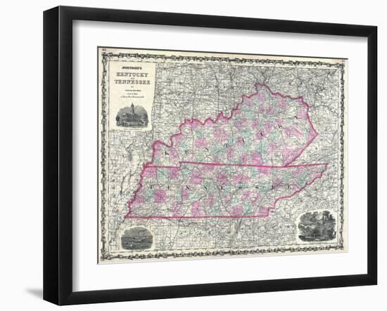 Kentucky & Tennessee-Dan Sproul-Framed Art Print