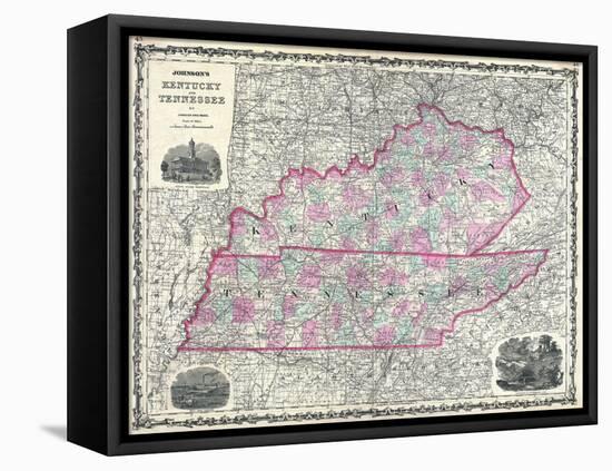 Kentucky & Tennessee-Dan Sproul-Framed Stretched Canvas