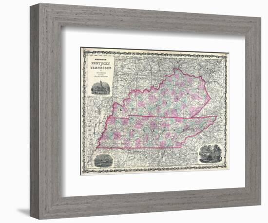 Kentucky & Tennessee-Dan Sproul-Framed Art Print