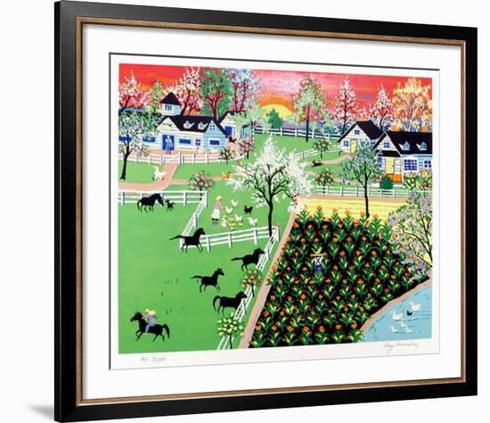 Kentucky-Kay Ameche-Framed Limited Edition