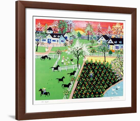 Kentucky-Kay Ameche-Framed Limited Edition