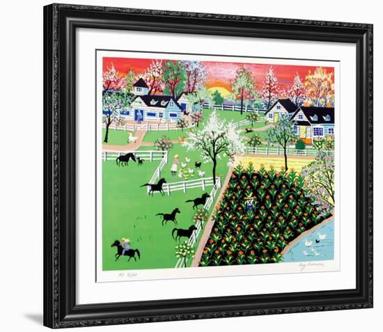 Kentucky-Kay Ameche-Framed Limited Edition