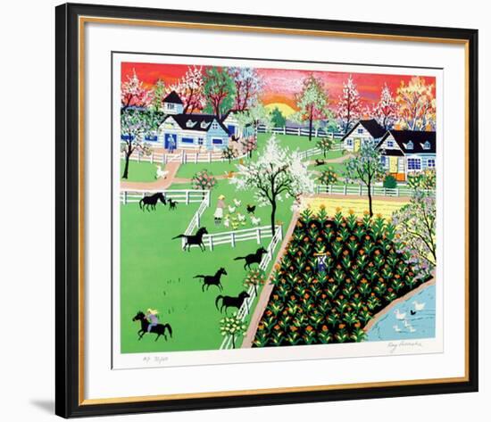 Kentucky-Kay Ameche-Framed Limited Edition