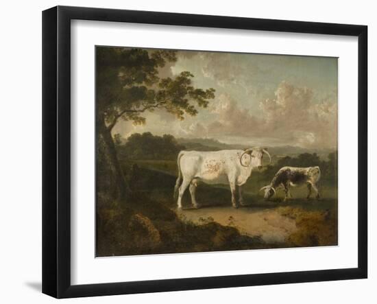 Kenwood, Lord Mansfield's Pedigree Cattle, 1797-Julius Caesar Ibbetson-Framed Giclee Print