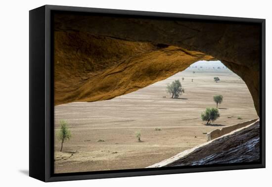 Kenya, Amboseli NP, View from Outcrop Where Solomon and Saruni Live-Alison Jones-Framed Premier Image Canvas