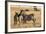 Kenya, Chyulu Hills, Mbirikani, Pair of Burchell's Zebra-Alison Jones-Framed Photographic Print