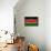 Kenya Flag Design with Wood Patterning - Flags of the World Series-Philippe Hugonnard-Framed Stretched Canvas displayed on a wall