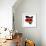 Kenya Flag On Map-Speedfighter-Framed Premium Giclee Print displayed on a wall