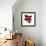 Kenya Flag On Map-Speedfighter-Framed Art Print displayed on a wall