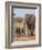 Kenya, Kajiado County, Amboseli National Park. a Female African Elephant with Two Small Babies.-Nigel Pavitt-Framed Photographic Print