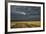 Kenya, Maasai Mara, Mara River Basin, Storm Cloud at Sunset and Road-Alison Jones-Framed Photographic Print