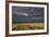 Kenya, Maasai Mara, Mara River Basin, Storm Cloud at Sunset and Road-Alison Jones-Framed Photographic Print