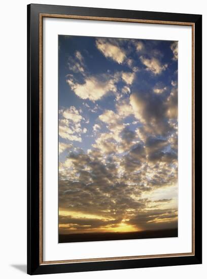 Kenya, Maasai Mara National Reserve, Cloud Pattern at Sunrise-Adam Jones-Framed Photographic Print