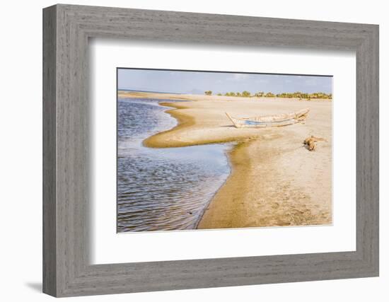 Kenya. Omo River Basin, Lake Turkana Basin, west shore of Lake Turkana, Lobolo Camp beach.-Alison Jones-Framed Photographic Print