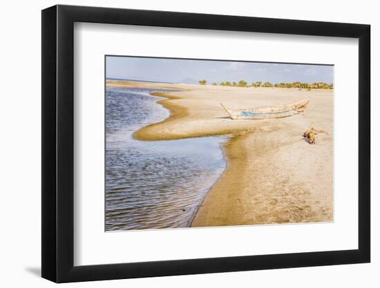 Kenya. Omo River Basin, Lake Turkana Basin, west shore of Lake Turkana, Lobolo Camp beach.-Alison Jones-Framed Photographic Print