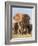 Kenya, Taita-Taveta County, Tsavo East National Park. a Herd of Elephants.-Nigel Pavitt-Framed Photographic Print