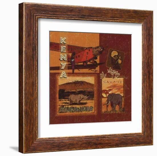 Kenya-Bruno Pozzo-Framed Art Print