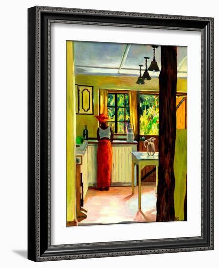 Kenyan Kitchen, 2013-Tilly Willis-Framed Giclee Print