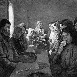 Tolstoy and Peasants-Kenyon Cox-Art Print