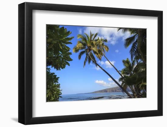 Keomo Beach near Kealakekua Bay, Captain Cook, North Kona area, Big Island, Hawaii, USA-Stuart Westmorland-Framed Photographic Print