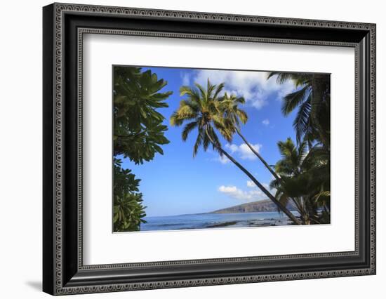 Keomo Beach near Kealakekua Bay, Captain Cook, North Kona area, Big Island, Hawaii, USA-Stuart Westmorland-Framed Photographic Print