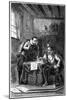 Kepler and Brahe at Work Together (C160), C1870-null-Mounted Giclee Print