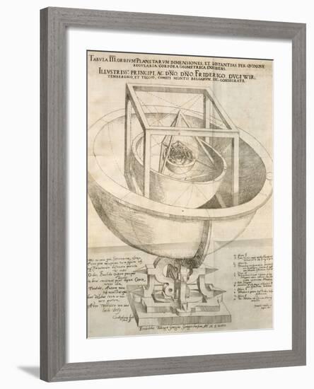 Kepler's Cosmological Model, Artwork-null-Framed Photographic Print