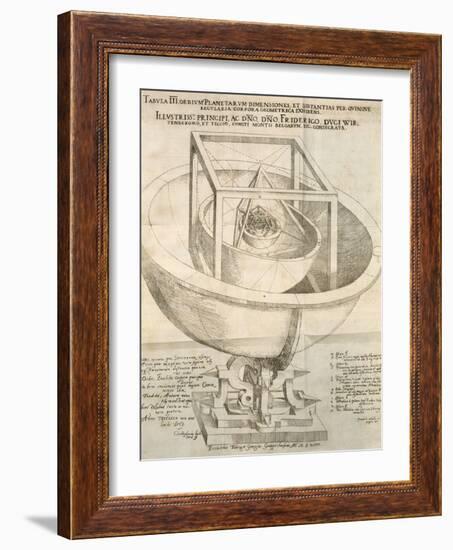 Kepler's Cosmological Model, Artwork-null-Framed Photographic Print