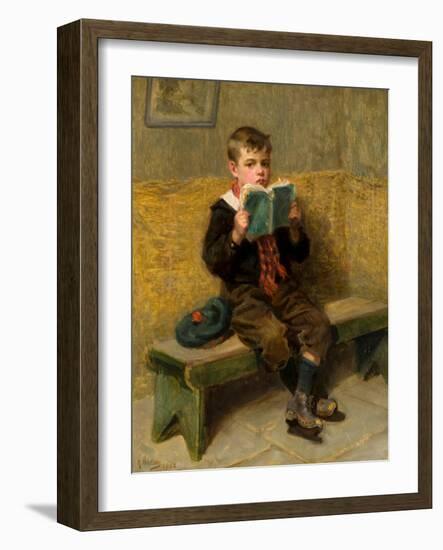 Kept In, 1908-Ralph Hedley-Framed Giclee Print