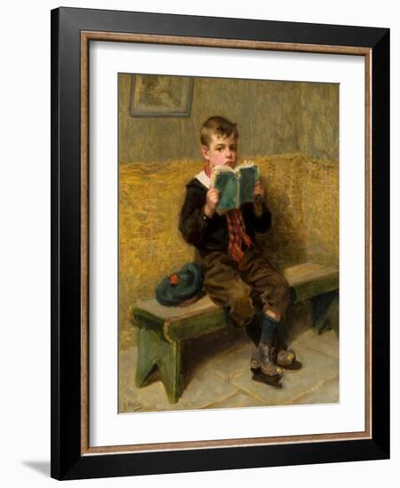 Kept In, 1908-Ralph Hedley-Framed Giclee Print