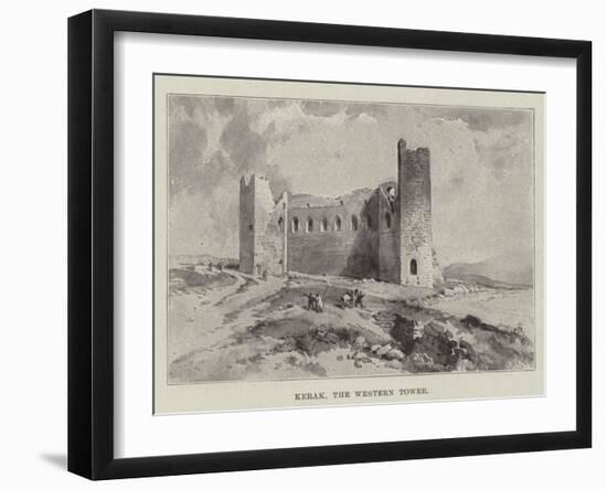 Kerak, the Western Tower-null-Framed Giclee Print