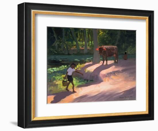 Kerala Backwaters, India, 1996-Andrew Macara-Framed Giclee Print