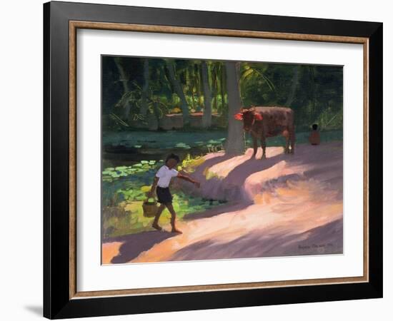 Kerala Backwaters, India, 1996-Andrew Macara-Framed Giclee Print