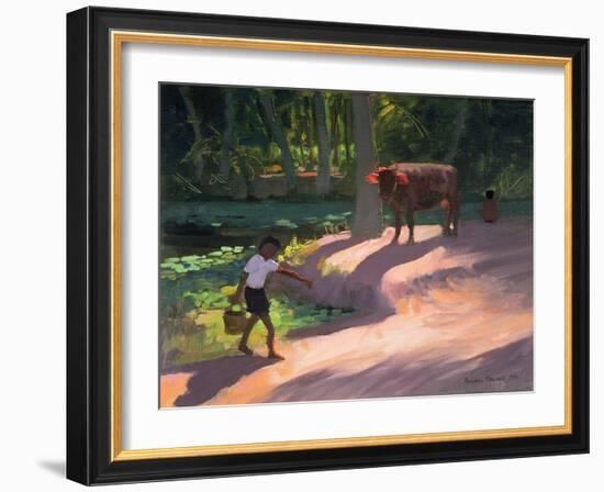 Kerala Backwaters, India, 1996-Andrew Macara-Framed Giclee Print