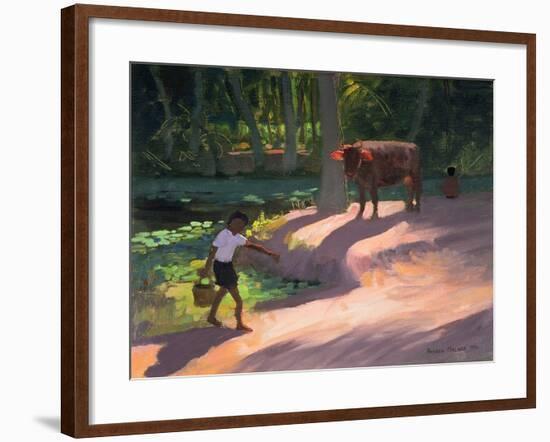 Kerala Backwaters, India, 1996-Andrew Macara-Framed Giclee Print